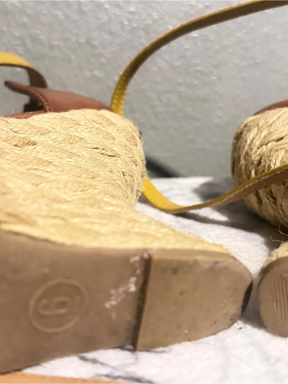 Women’s Braided Espadrille Wedge Sandals in Brown & Tan